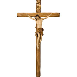 Cristo Pisa en cruz recta